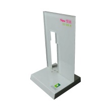 Custom Design LED Illuminated White Acrylic Cosmetic Makeup Products Display Stand